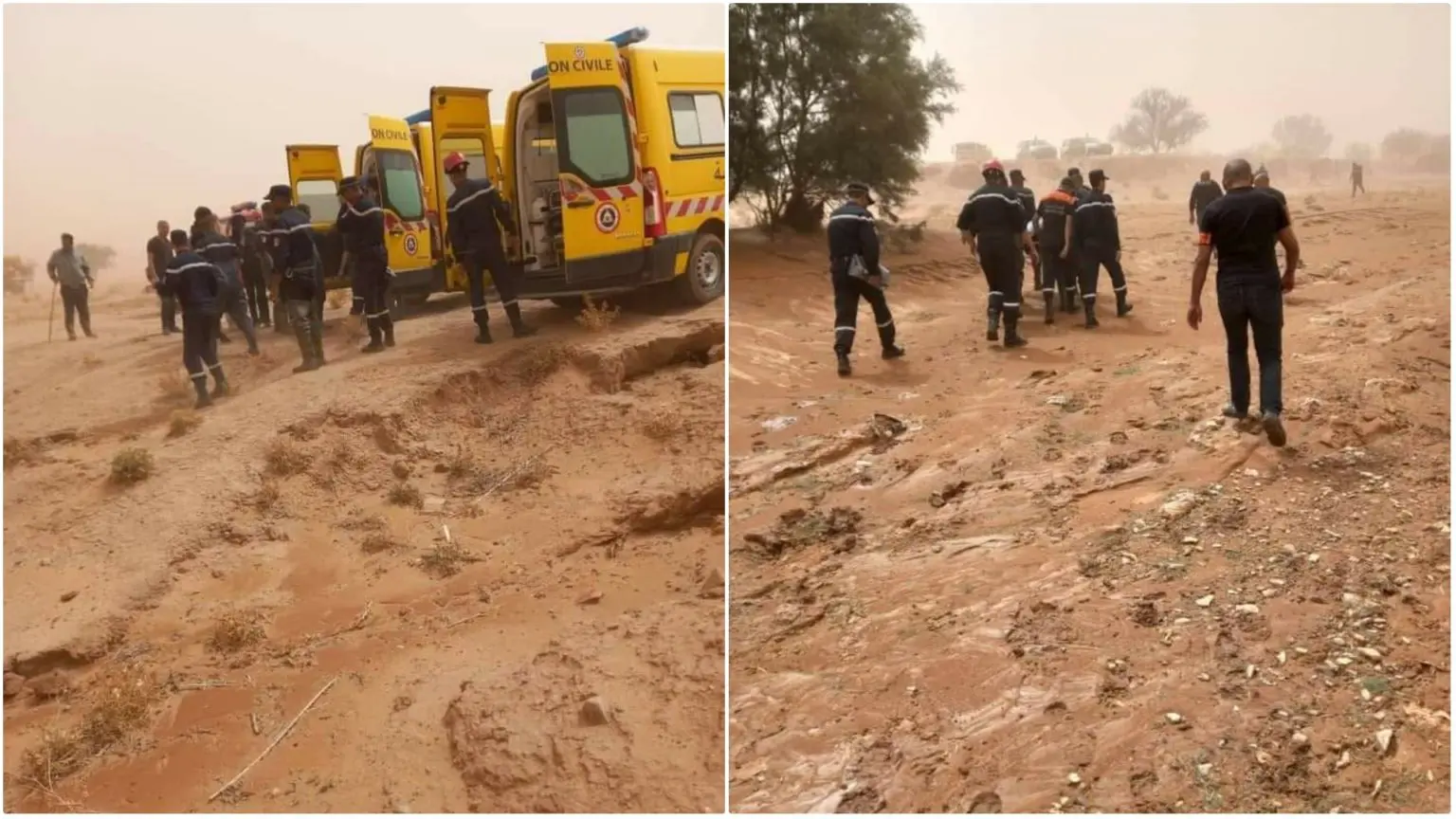 Inondations en Algérie : 8 MORTS, LE BILAN S’ALOURDIT à Tlemcen et El Bayadh