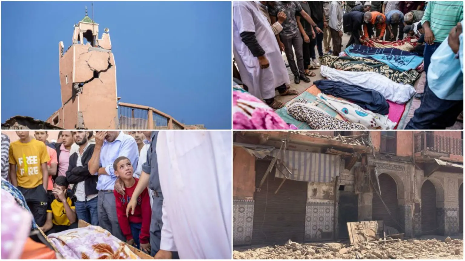 Séisme au Maroc : le bilan s’alourdit, plus de 1300 décès recensés ce soir