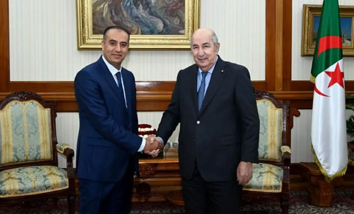 Le président de la république, Tebboune, reçoit le nouveau président de la FAF, Sadi