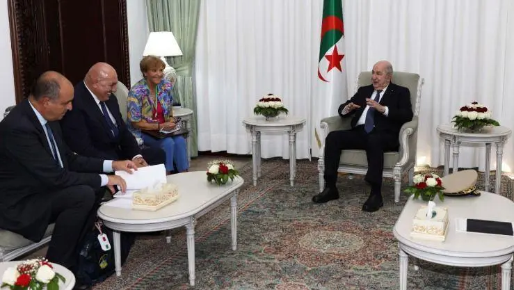 Tebboune reçoit le ministre de la Défense d’Italie à Alger