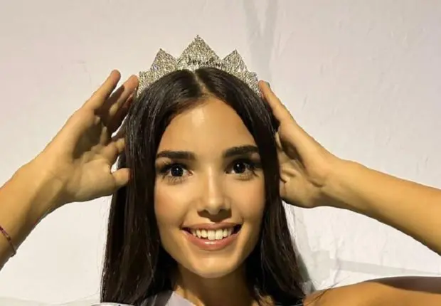 L&rsquo;Algérienne Yasmine Sekrouf en compétition pour le titre de Miss Italie 2024