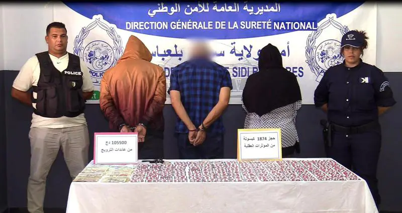 Sidi Bel Abbès : un couple de narcotrafiquants et son associé appréhendés