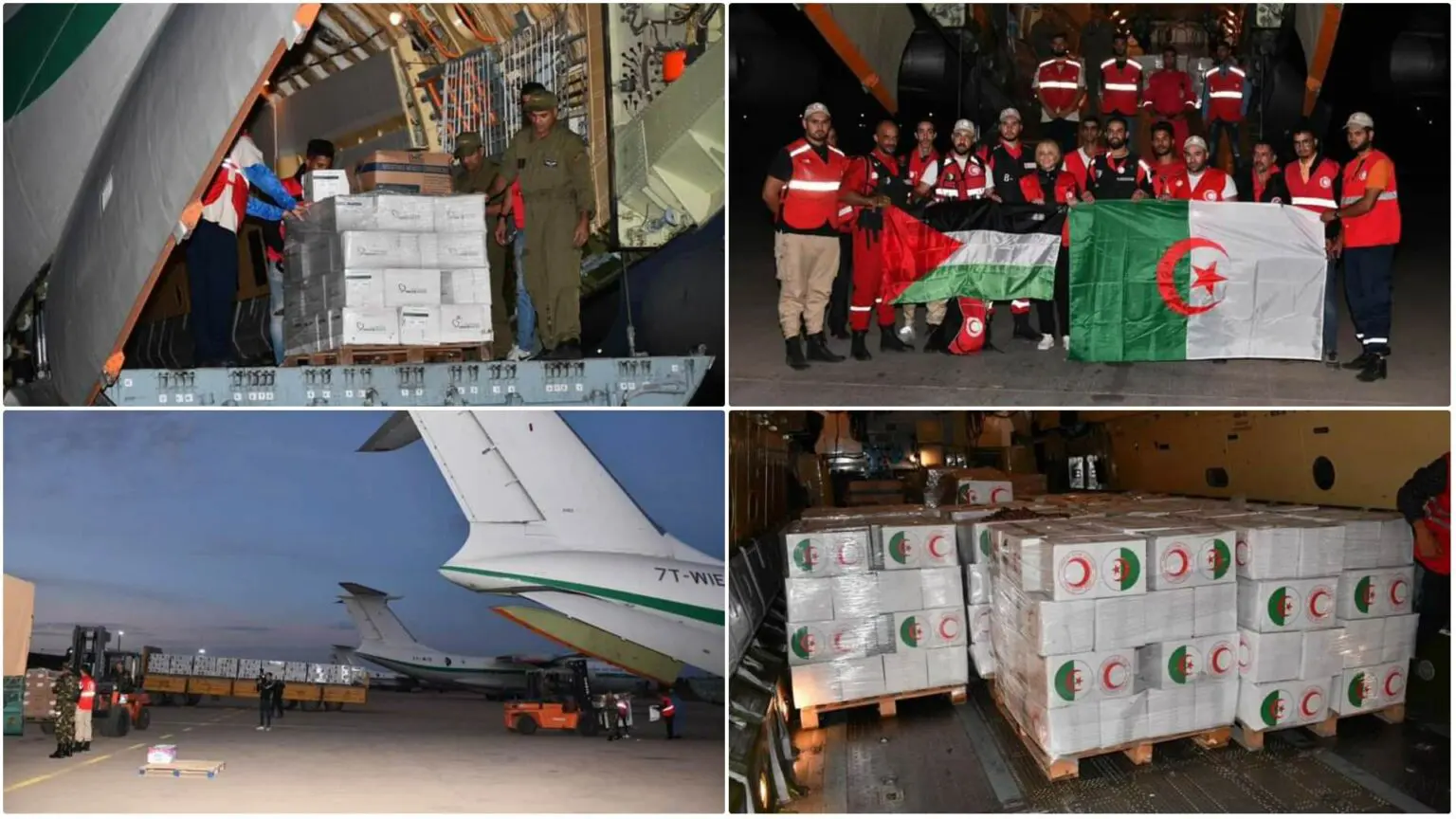 L’ANP achemine les aides humanitaires algériennes destinées à Gaza (PHOTOS)
