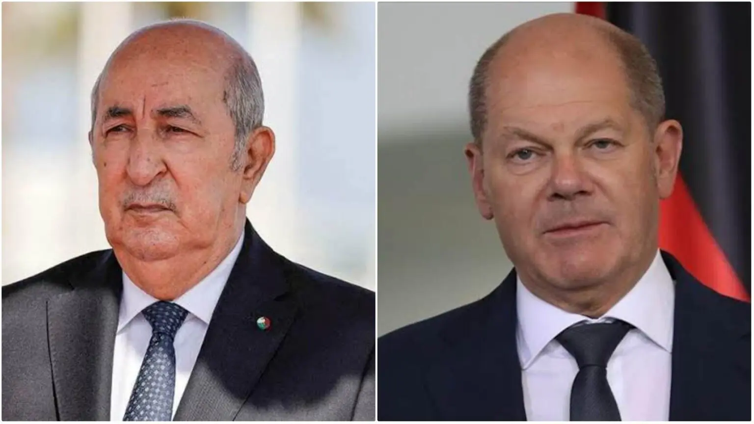 Tebboune reçoit un appel téléphonique du chancelier allemand