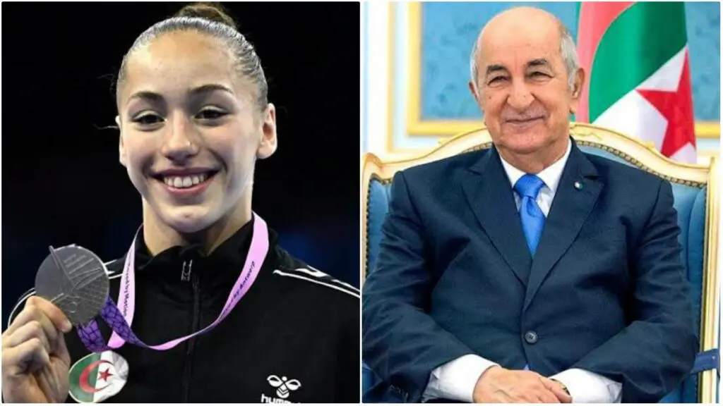 Le Président Tebboune félicite la gymnaste algérienne Kaylia Nemour