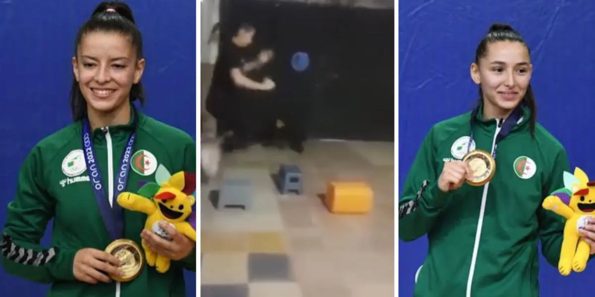 Avec des jerricans et des tabourets, 2 karatékas Algériennes préparent les mondiaux (vidéo)