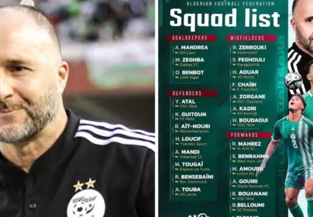 Deux grosses nouveautés dans la liste de Belmadi pour les matchs face au Cap et l’Egypte