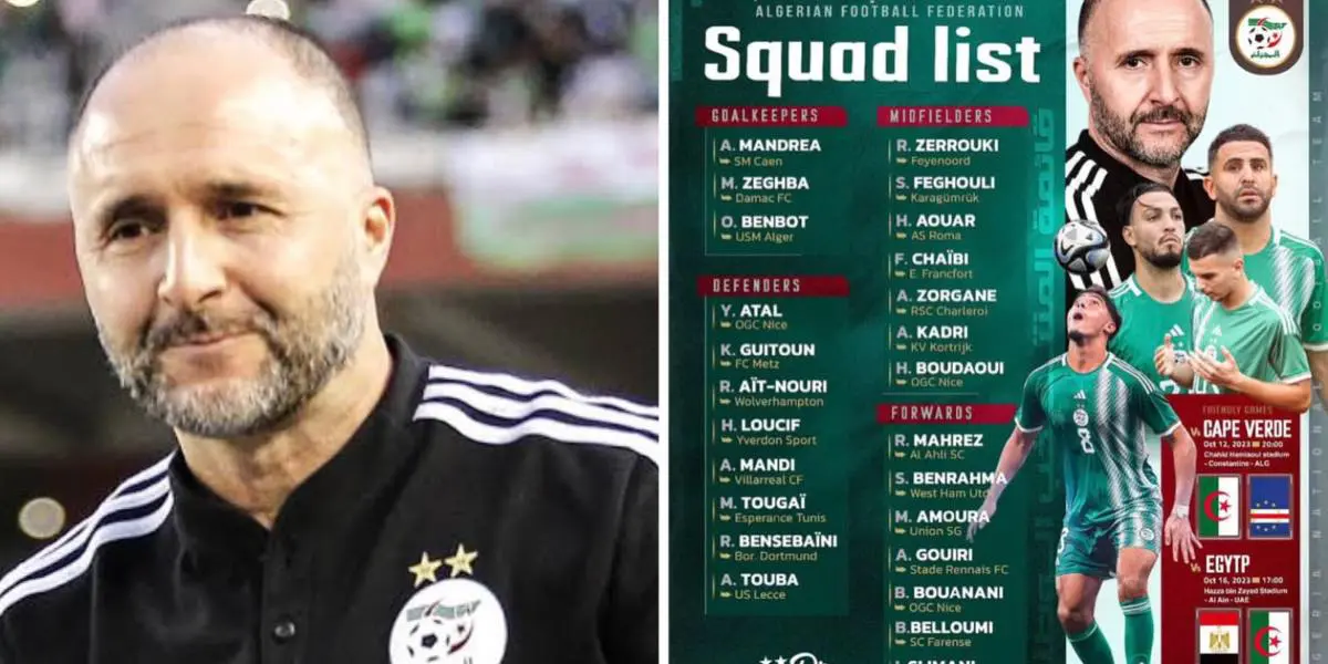 Deux grosses nouveautés dans la liste de Belmadi pour les matchs face au Cap et l’Egypte