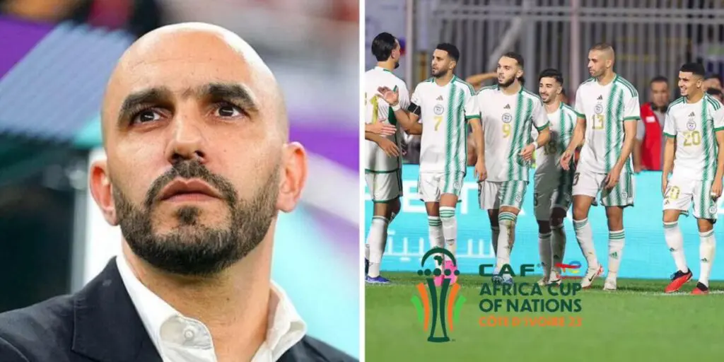 CAN 2023: »le Maroc n’est pas favori, l’Algérie oui, ils sont meilleurs que nous », Regragui
