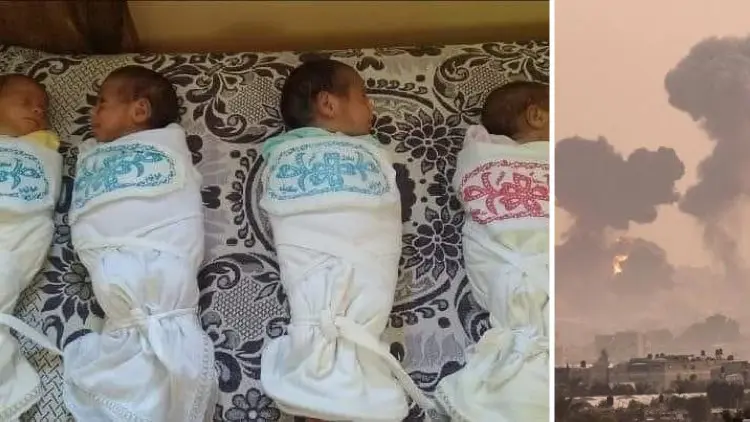 Une mère et ses quadruplés de 2 mois meurent suite à un raid contre Gaza