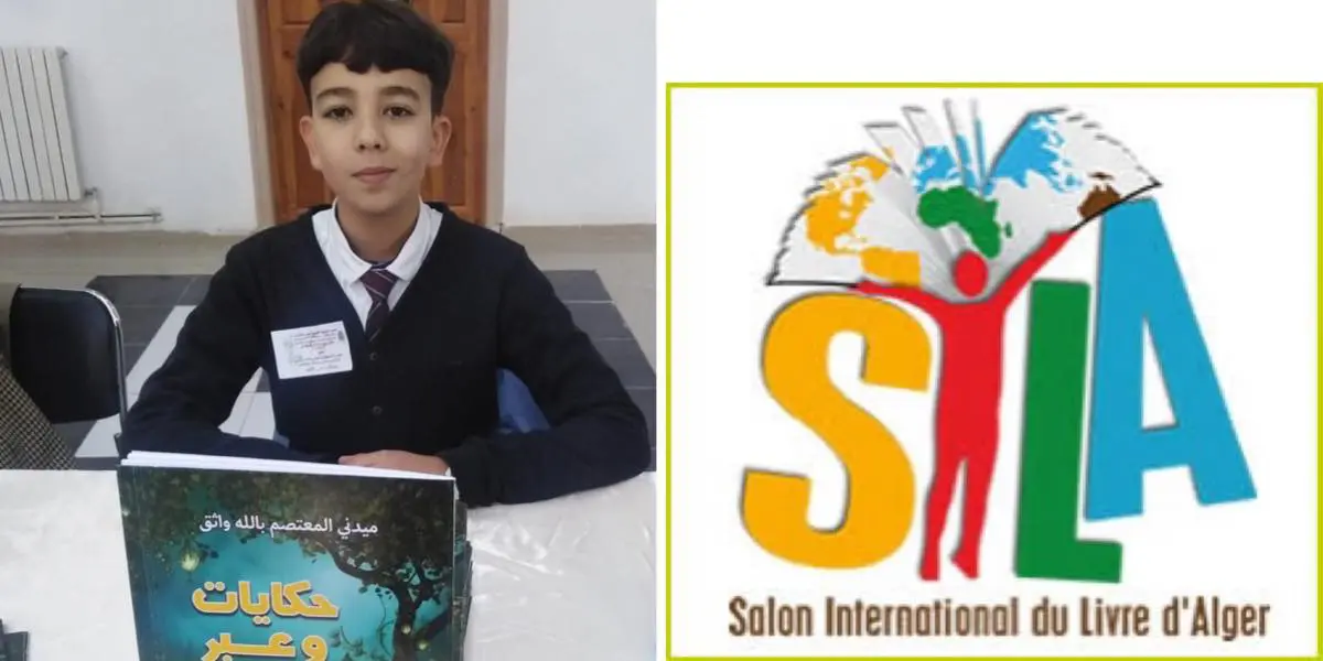 Il est né en 2009, le jeune auteur Moâtassim-Billah participe pour la première fois au SILA