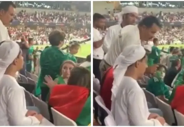 Émirats : une supportrice algérienne expulsée du stade pour un drapeau palestinien