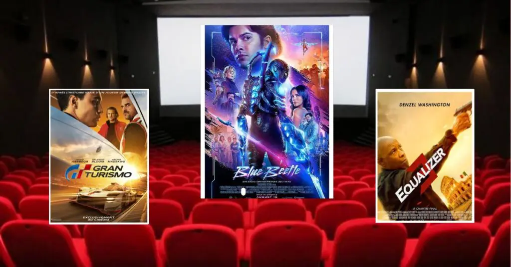 Blue Beetle, Equalizer 3 et Gran Turismo au cinéma Garden City ces 20 et 21 octobre