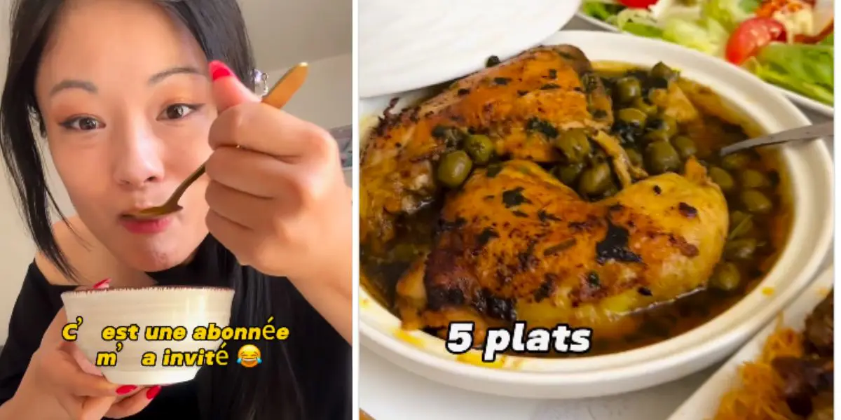 Invitée chez une abonnée algérienne, une influenceuse asiatique surprise par les variétés culinaires