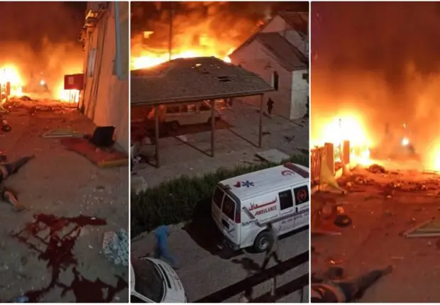 Plus de 500 palestiniens tués après un raid israélien d&rsquo;un hôpital à Gaza