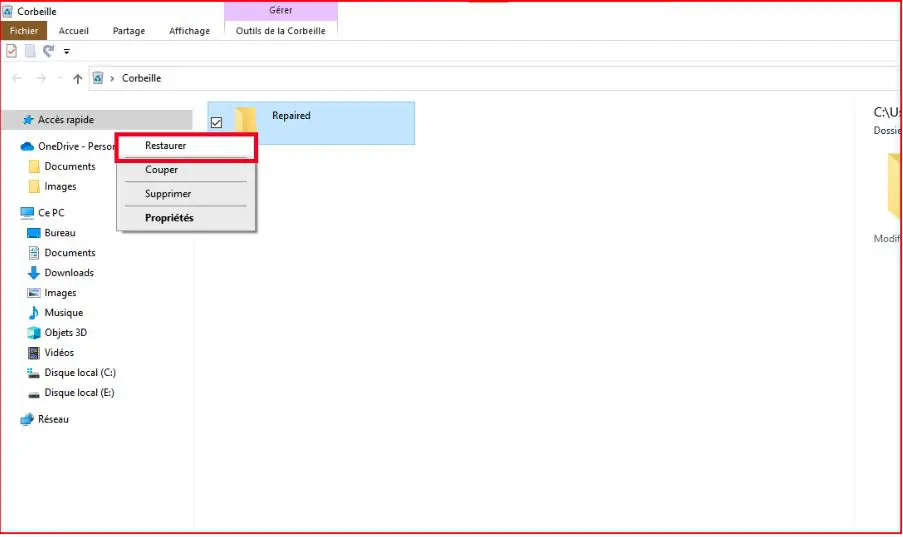 Wondershare Recoverit Récupère à partir de la corbeille Windows avec un seul clic Wondershare Recoverit Récupère à partir de la corbeille Windows avec un seul clic