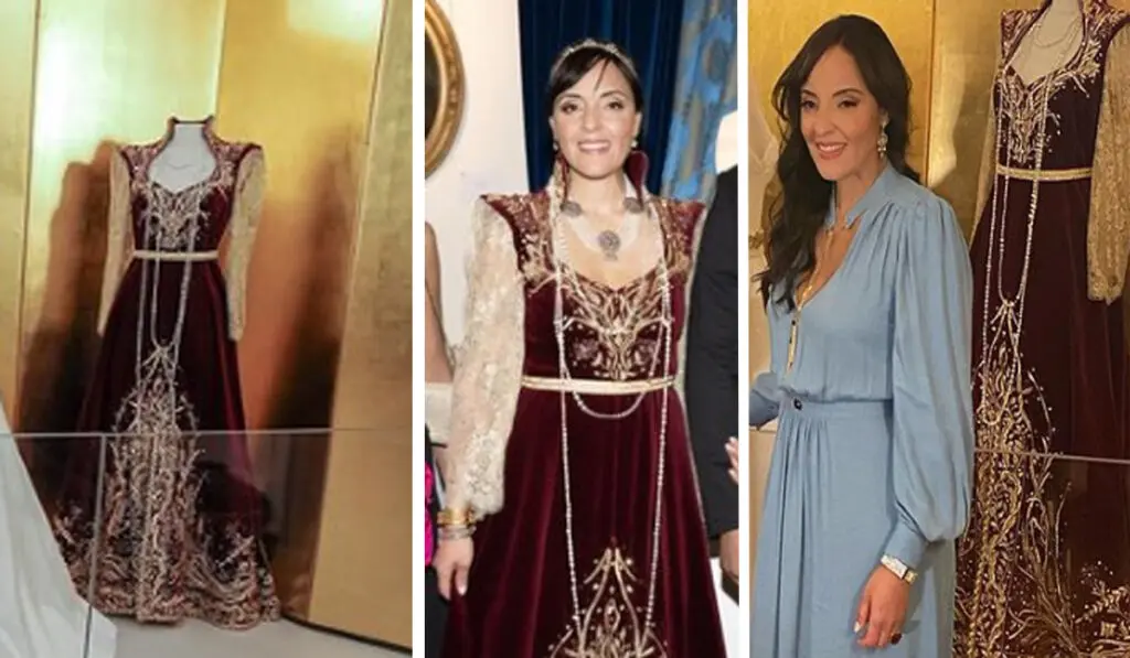 La princesse Yasmine Murat expose la Gandoura algérienne au musée de Rueil en France