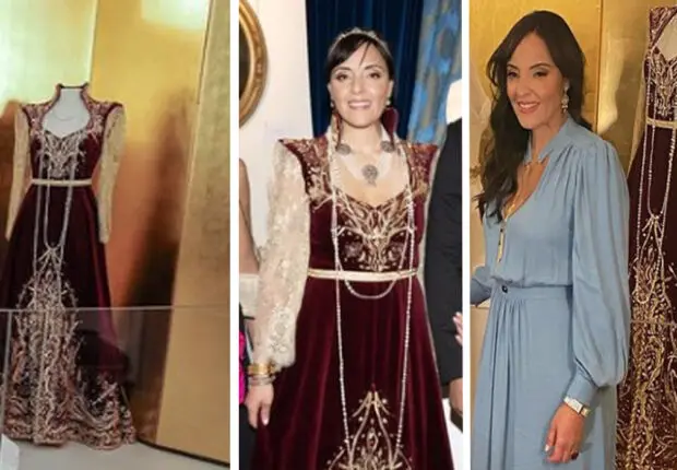 La princesse Yasmine Murat expose la Gandoura algérienne au musée de Rueil en France