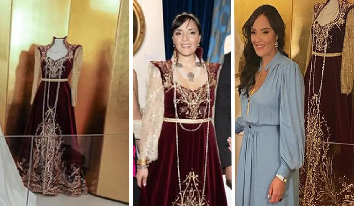La princesse Yasmine Murat expose la Gandoura algérienne au musée de Rueil en France