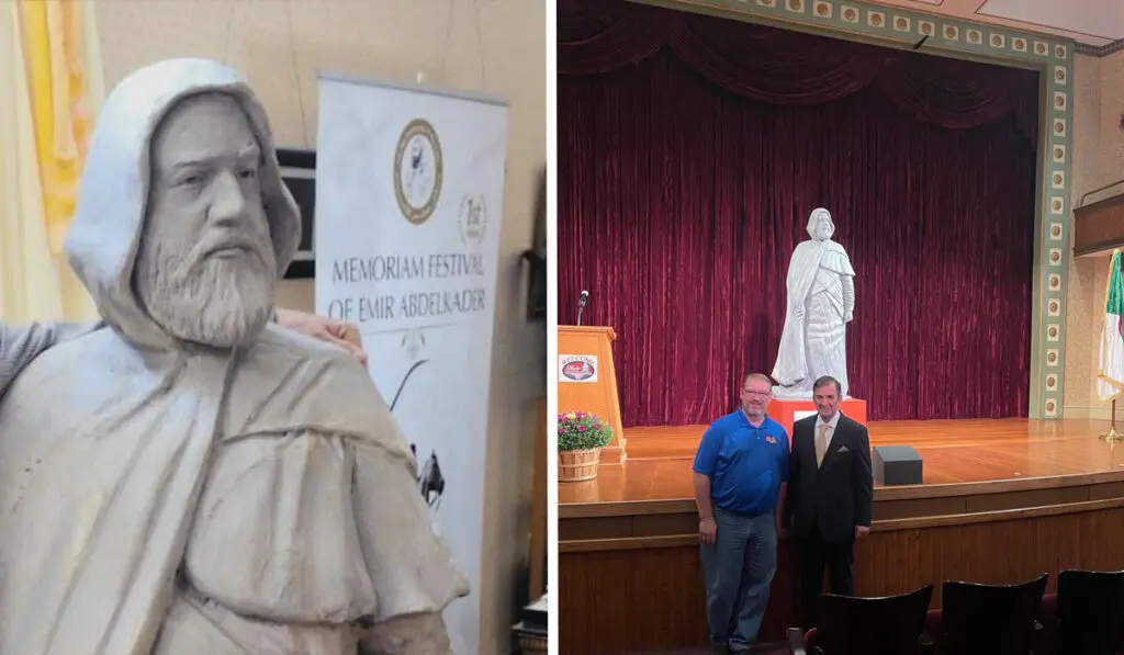 USA : la statue en hommage à l’Émir algérien Abdelkader inaugurée à Iowa