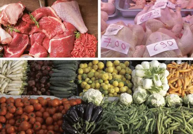 Viandes, légumes et fruits : voici les prix selon le ministère de l’Agriculture