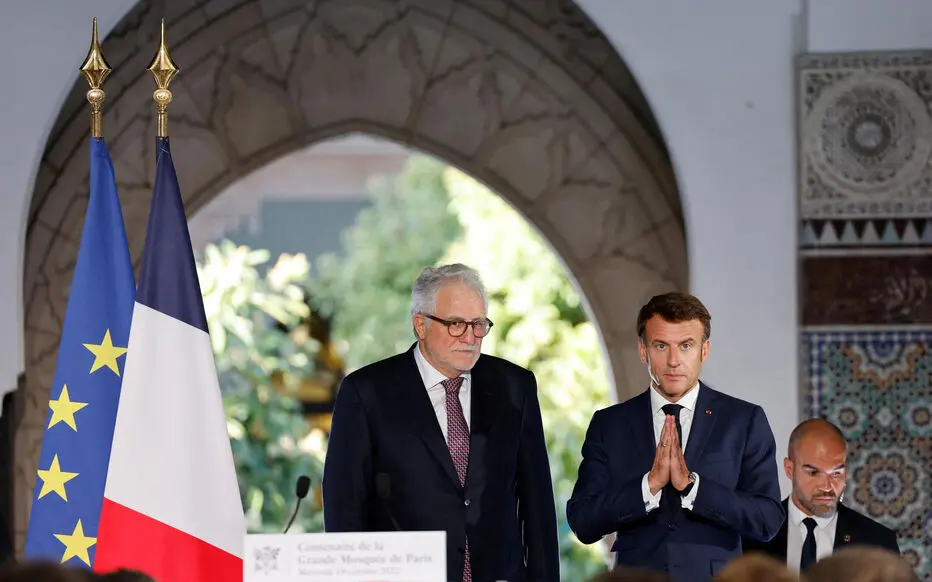 Le Recteur de la Mosquée de Paris défend les Musulmans de France devant Macron