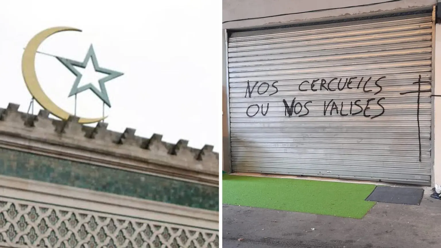 France : « vos cercueils ou vos valises », une mosquée ciblée par des tags antimusulmans
