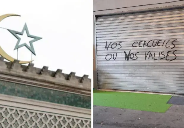 France : « vos cercueils ou vos valises », une mosquée ciblée par des tags antimusulmans