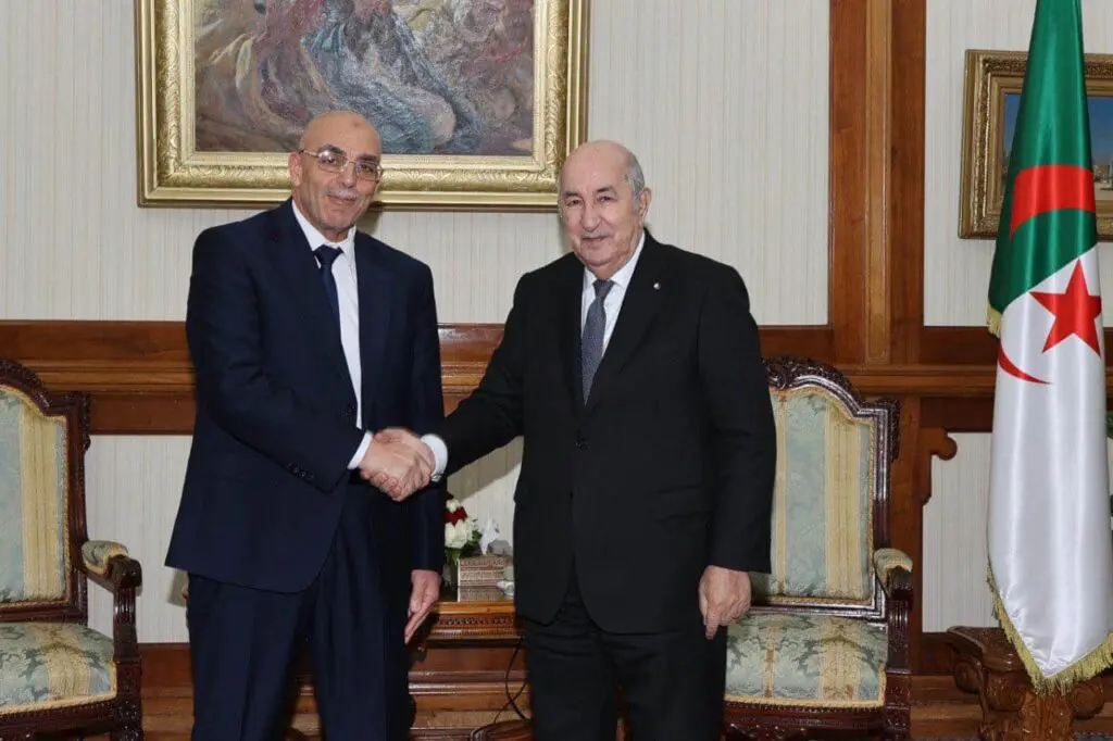 Tebboune reçoit le président du Mouvement de la société pour la paix (MSP)