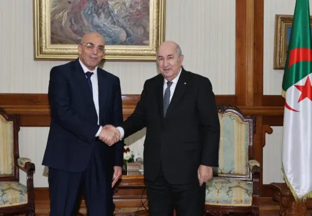 Tebboune reçoit le président du Mouvement de la société pour la paix (MSP)