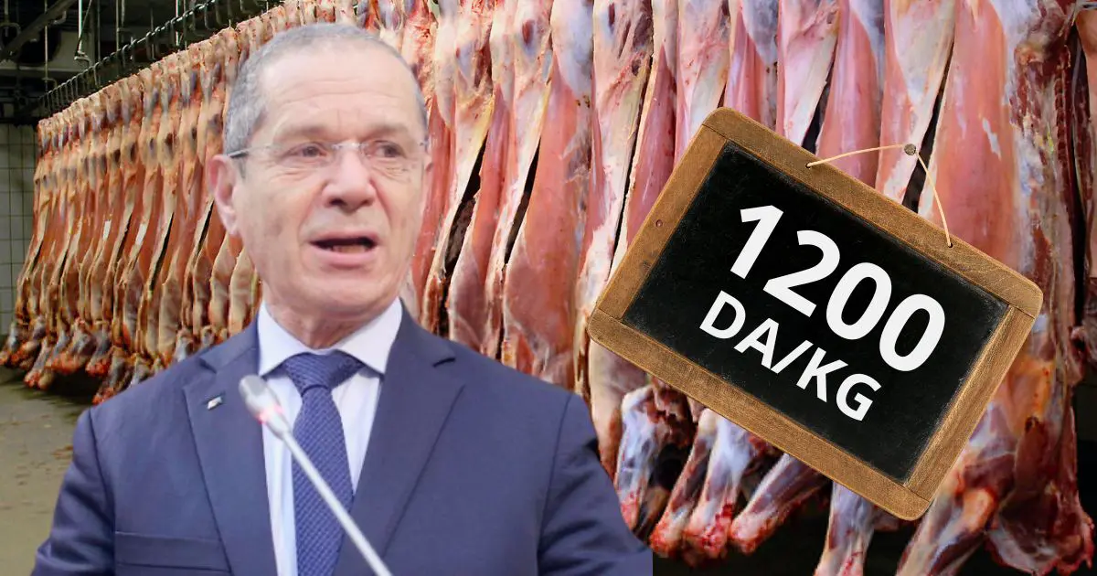 Henni annonce la disponibilité prochaine de viande rouge importée à 1200 DA/KG