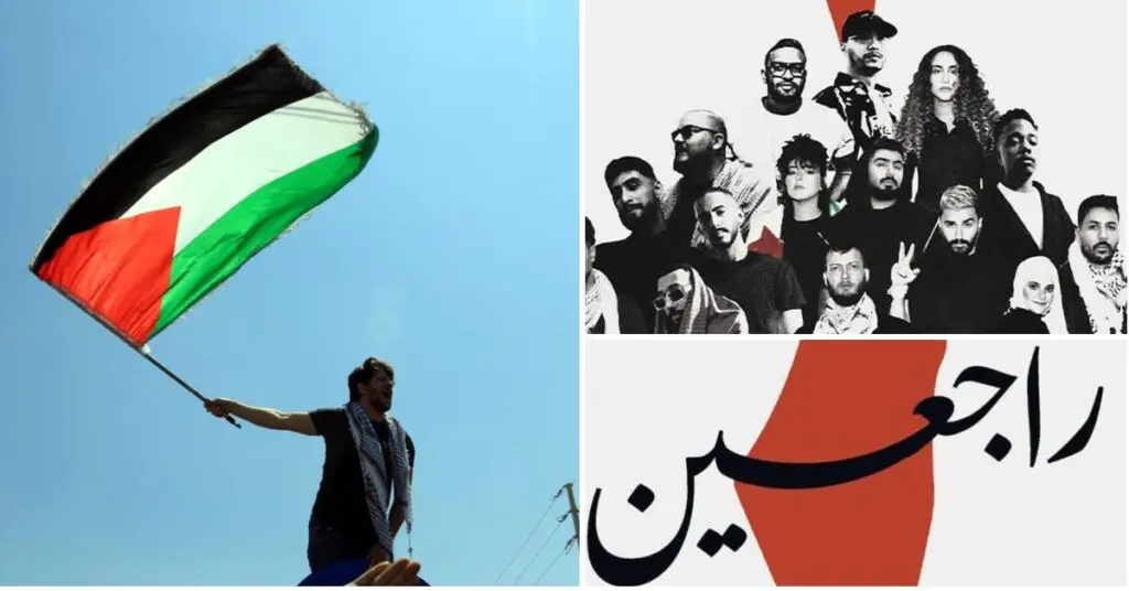 Clip « Rajieen » de soutien à la Palestine : des artistes algériens participent au tournage