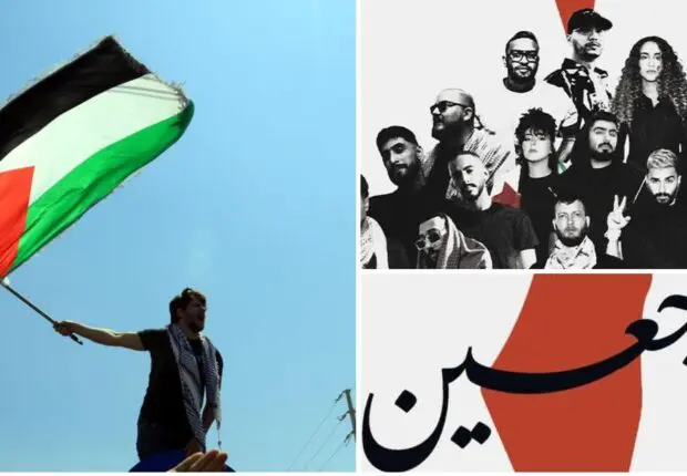 Clip « Rajieen » de soutien à la Palestine : des artistes algériens participent au tournage
