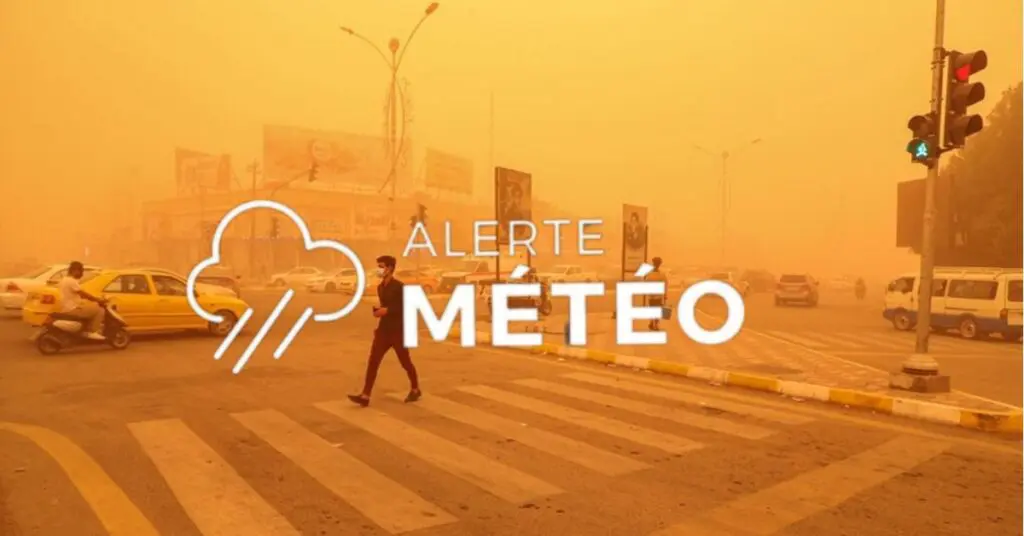 BMS – Météo : vents violents et tempêtes de sable attendus sur 6 wilayas ce 7 novembre