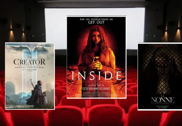 Inside, The Nun II, The Creator et Saw X au cinéma Garden City ces 17 et 18 novembre