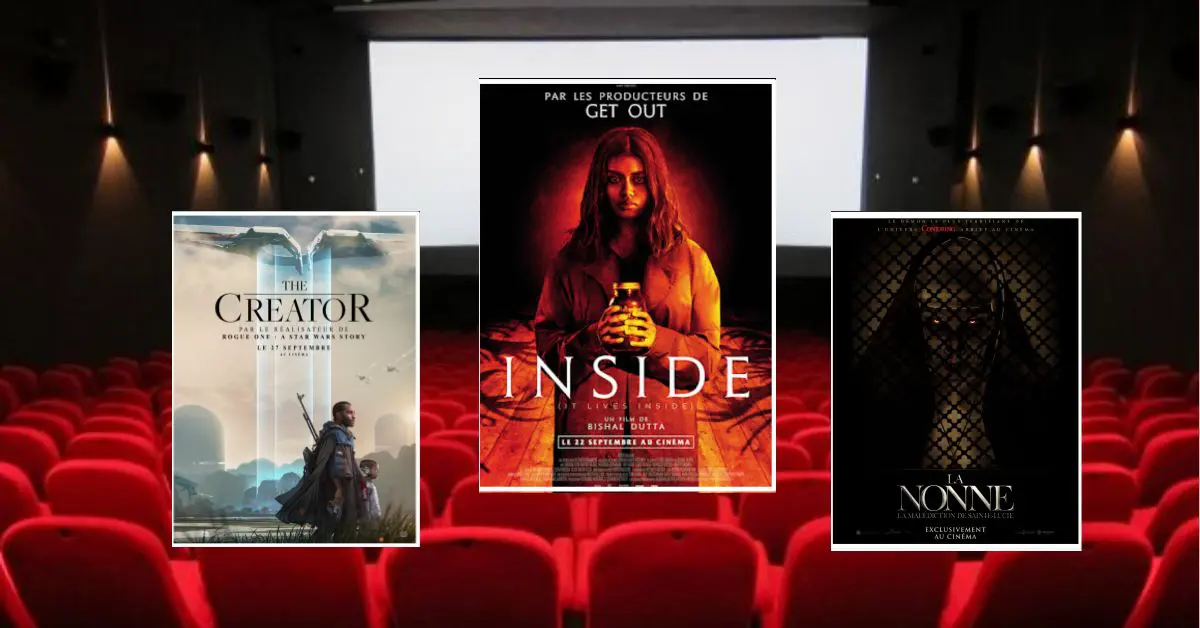 Inside, The Nun II, The Creator et Saw X au cinéma Garden City ces 17 et 18 novembre
