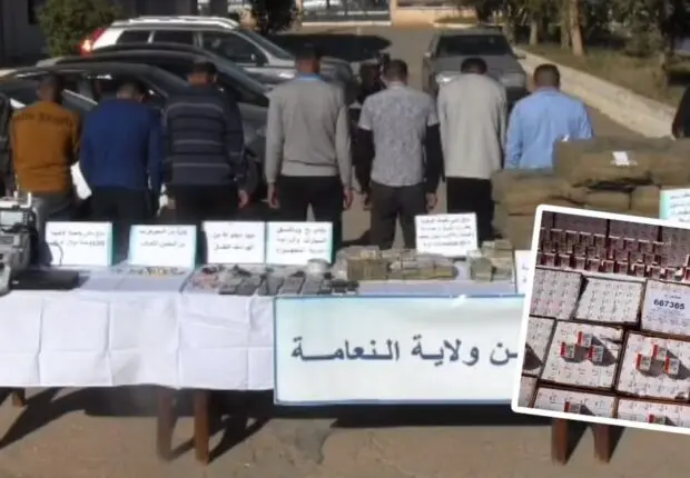 Saisie massive des autorités : un réseau de trafic démantelé dans plusieurs wilayas