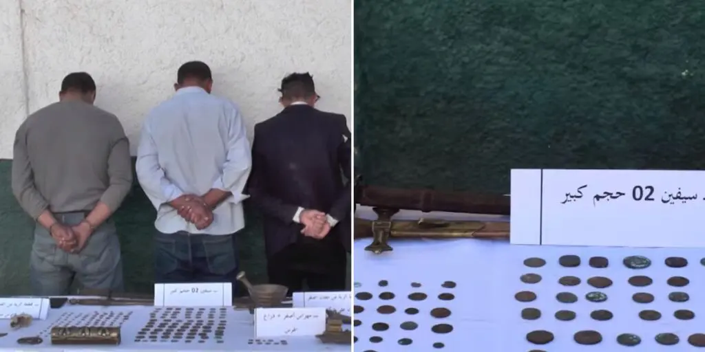 Démantèlement d&rsquo;un réseau criminel de trafic d&rsquo;antiquités à Ain Defla