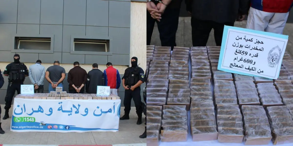 Les autorités démantèlent un réseau de trafic de drogue à Oran