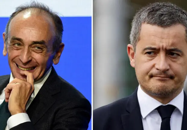« Mon 2ᵉ prénom, c’est Moussa » : vive passe d’armes entre Gérald Darmanin et Éric Zemmour