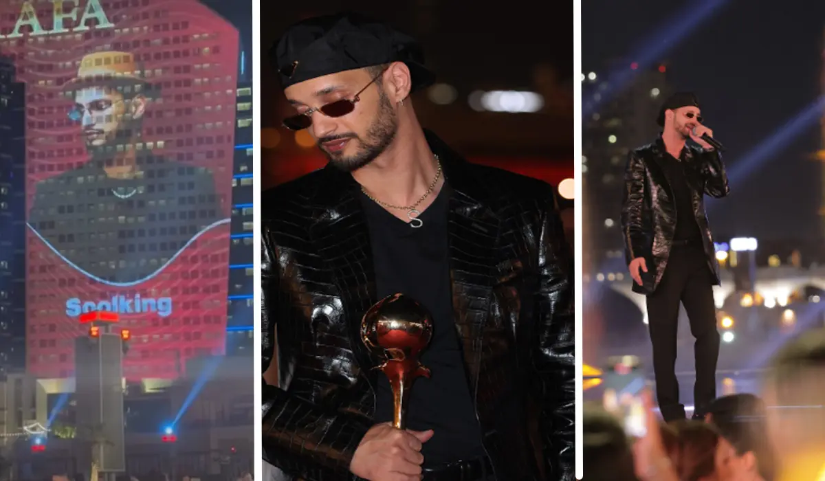 Le chanteur algérien Soolking honoré au festival DIAFA à Dubaï