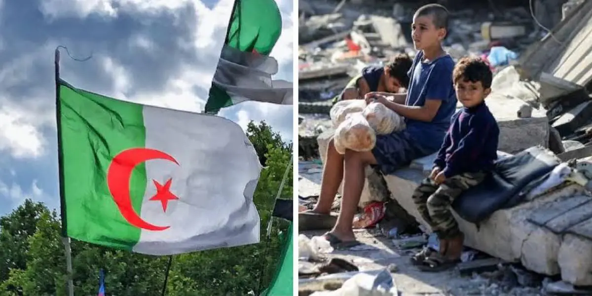 Arrivée des premiers enfants Palestiniens évacués en Algérie