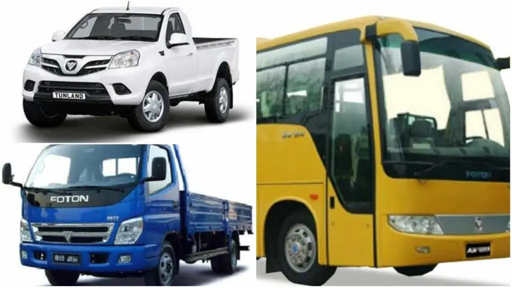 FOTON entrera en Algérie avec de nombreux modèles et types de véhicules utilitaires