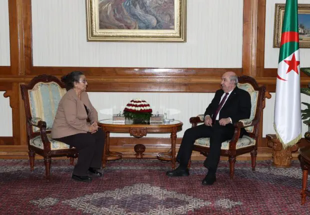 Tebboune reçoit la SG du PT, Hanoune : Gaza et la sécurité de l’Algérie au menu