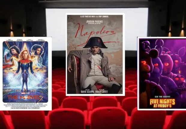 Napoléon, Five Nights at Freddys et The Marvels au cinéma Garden City ces 7 et 8 décembre