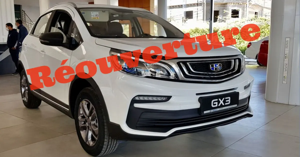 Automobile : Geely Algérie étend les délais de commande pour son modèle GX3 Pro