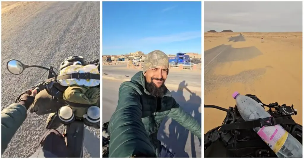 D’Oran à Tinzaouatin à vélo, un aventurier algérien se lance à la conquête du Sahara