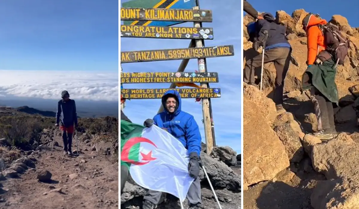 Isco Meddahi, 1ᵉʳ Algérien à mobilité réduite à gravir le Kilimandjaro
