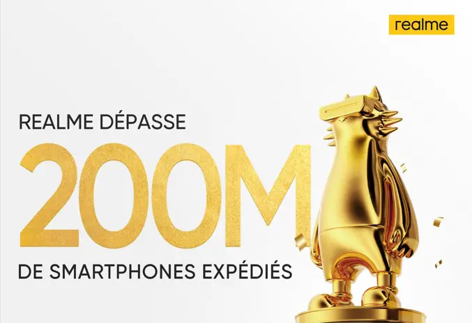 realme : De start-up à leader mondial avec 200 millions d’expéditions