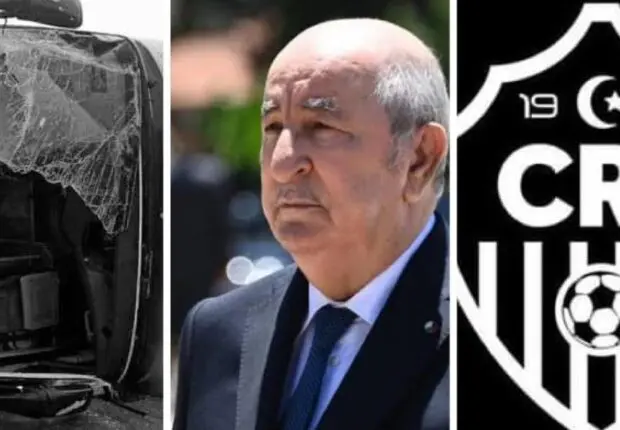 Décès d’un fan de football suite à un drame routier : Tebboune présente ses condoléances